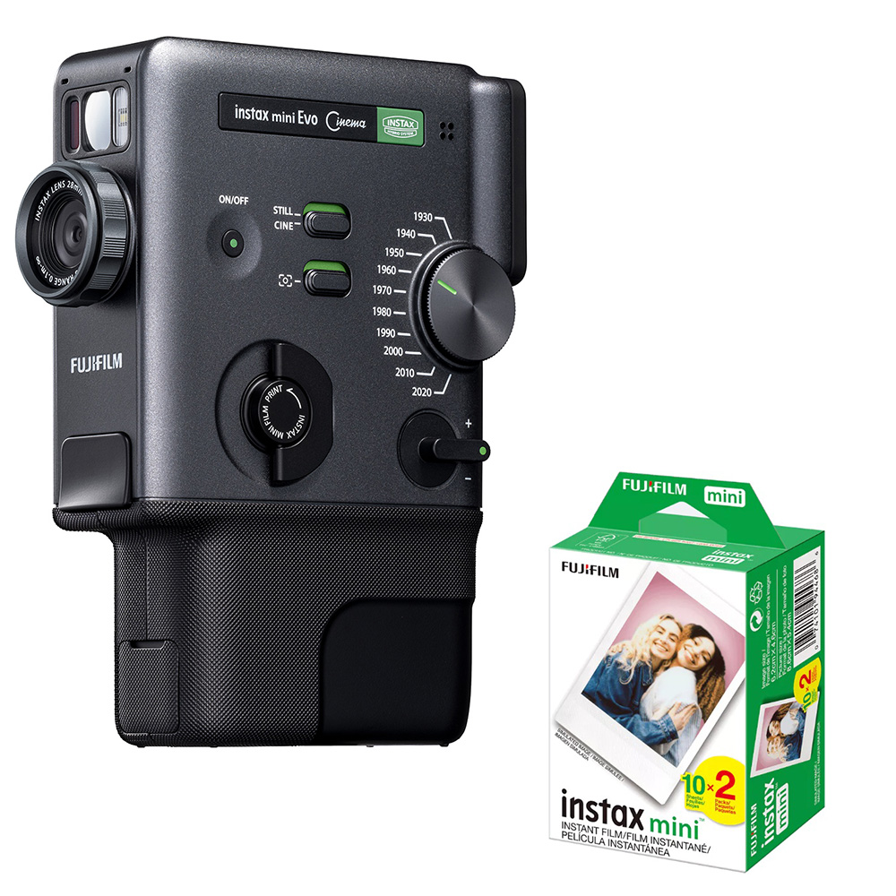 FUJIFILM 富士 instax mini Evo Cinema  3合1 混合式數位馬上看相機 拍立得相機 恆昶公司貨