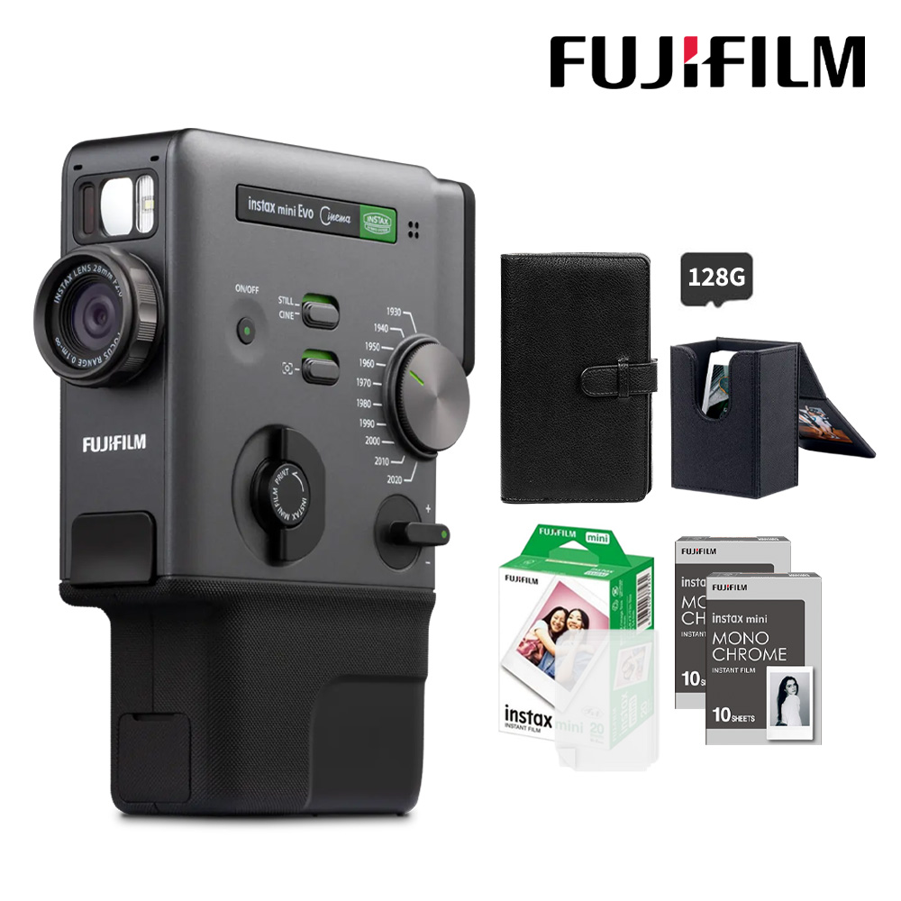 FUJIFILM 富士 instax mini Evo Cinema 混合式數位馬上看相機 印相機 (公司貨)