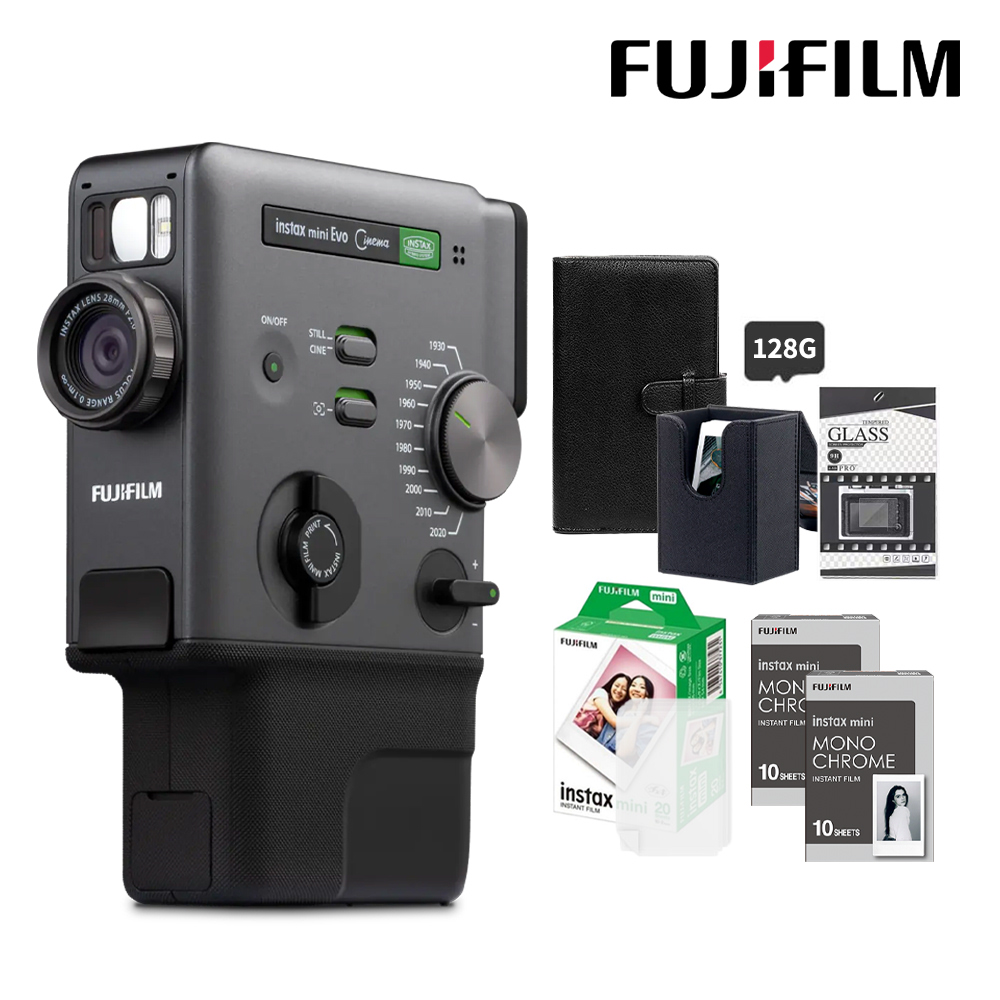 FUJIFILM 富士 instax mini Evo Cinema 混合式數位馬上看相機 印相機 (公司貨)