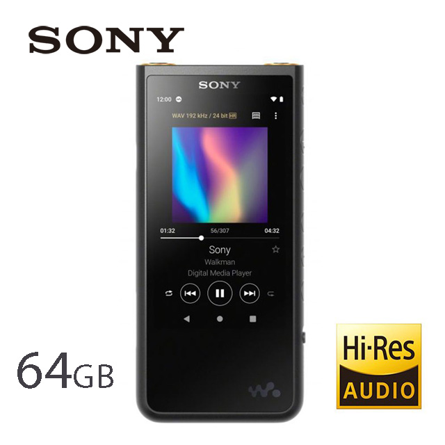 SONY 高音質數位音樂播放器 NW-ZX507 黑色