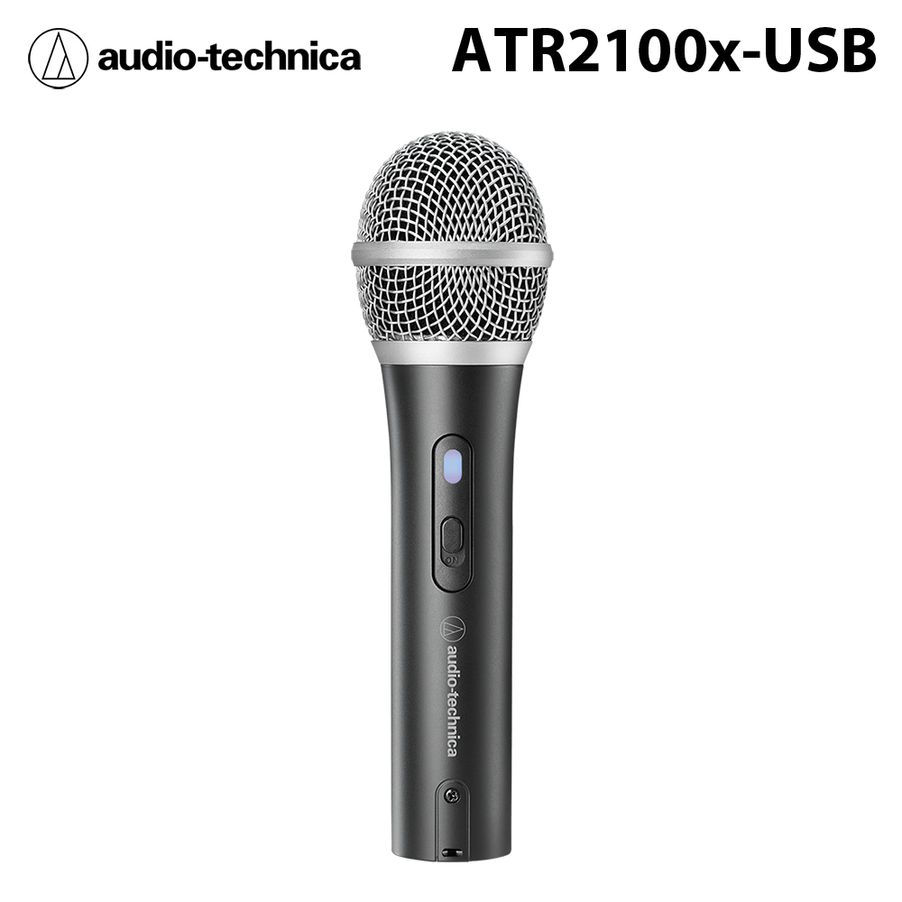 鐵三角audio-technica ATR2100x-USB 心型指向性動圈USB/XLR麥克風 公司貨