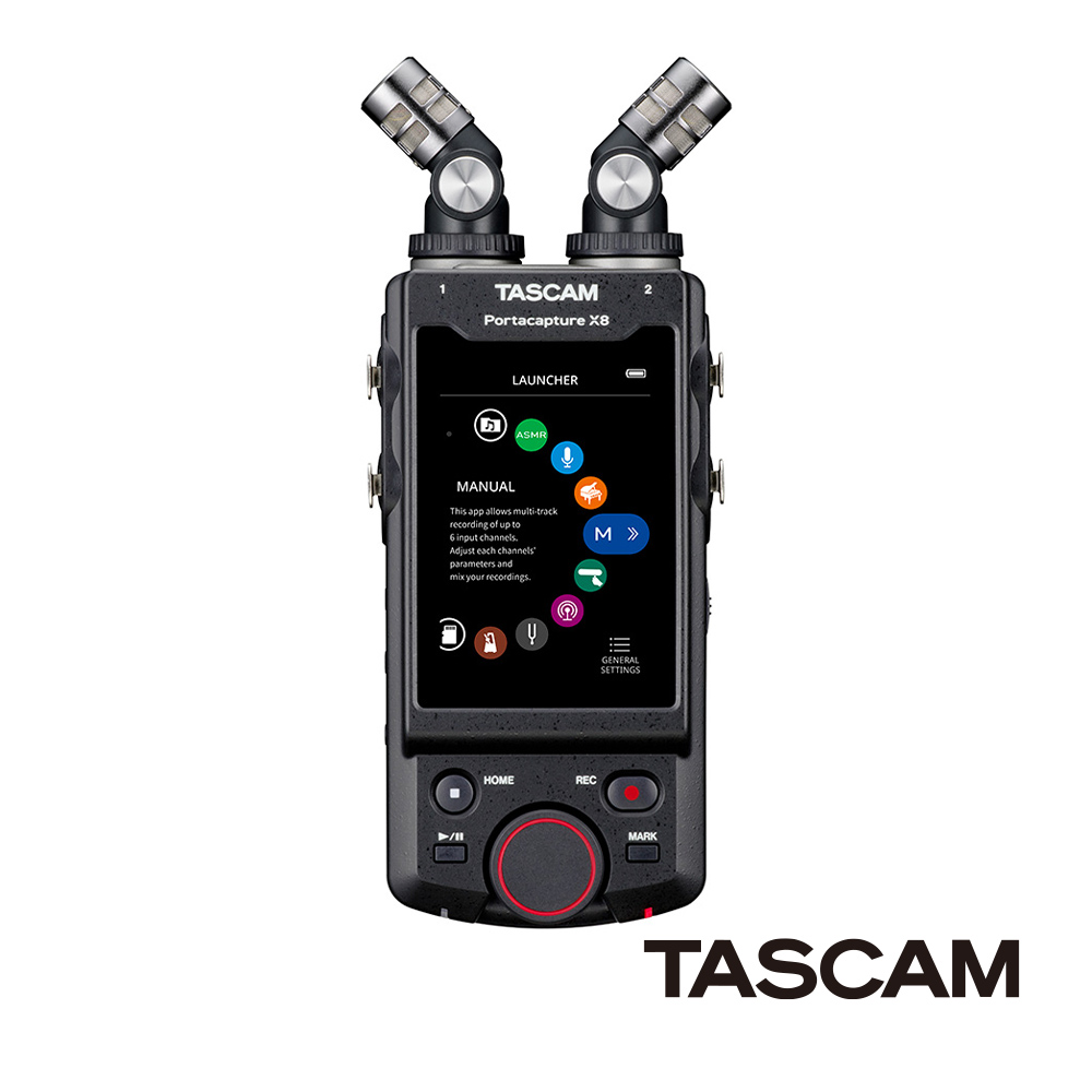 TASCAM Portacapture X8 手持多軌觸控錄音機 公司貨