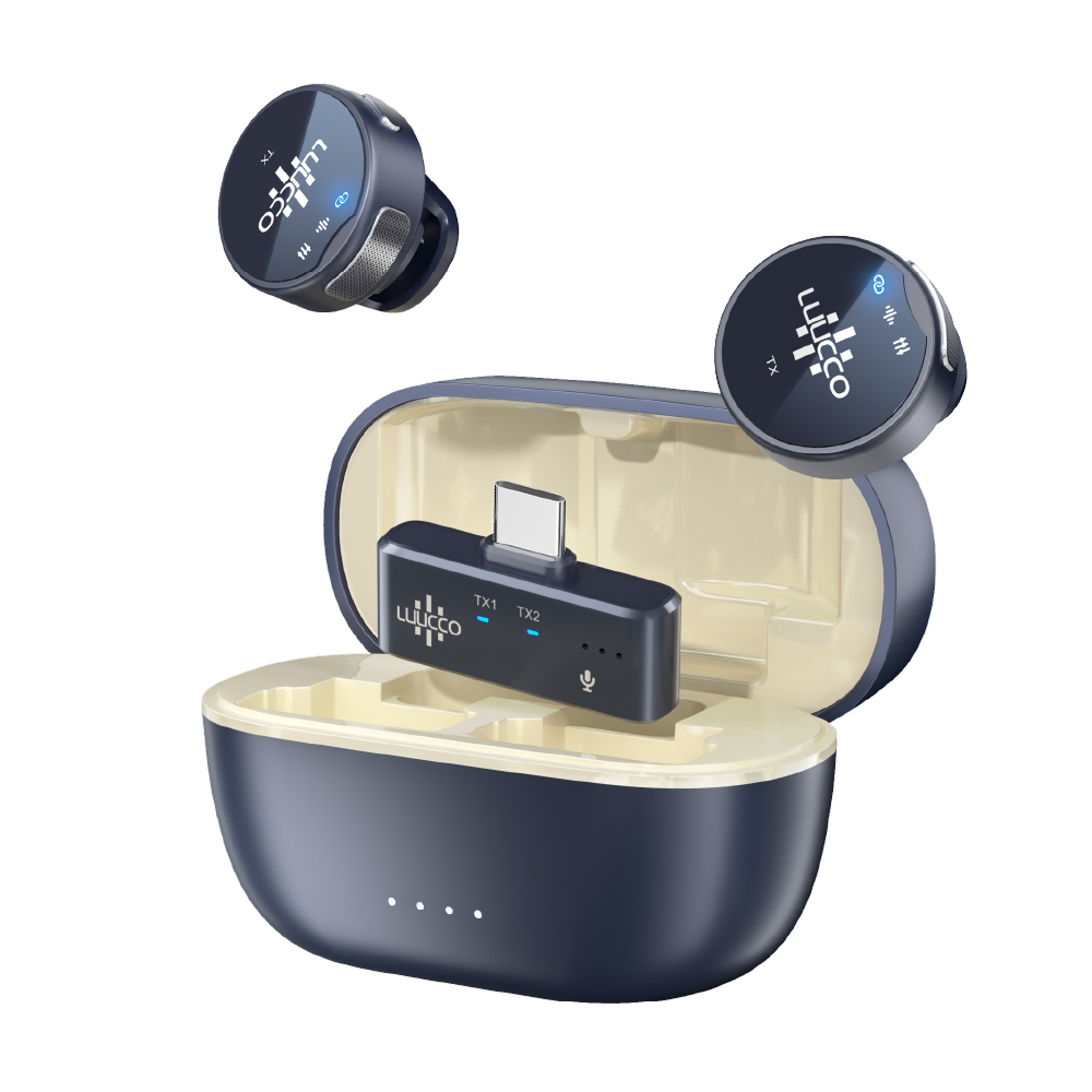LUUCCO AirWave Mini K2 一對二 無線領夾麥克風｜Lightning