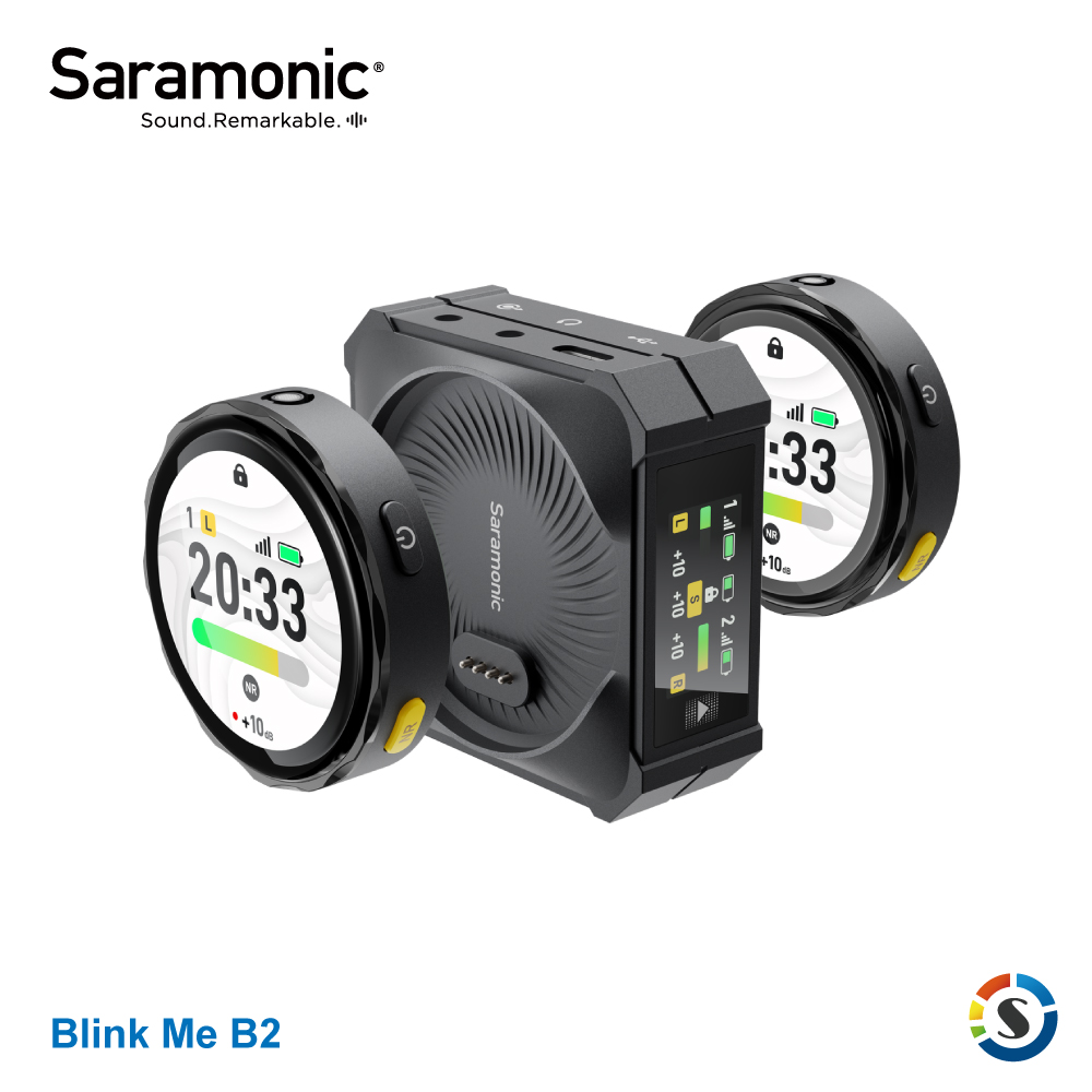 Saramonic楓笛 Blink Me B2 一對二 2.4GHz智能無線麥克風系統