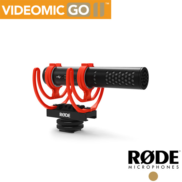 RODE VideoMic GO II 輕型指向性機頂麥克風 公司貨