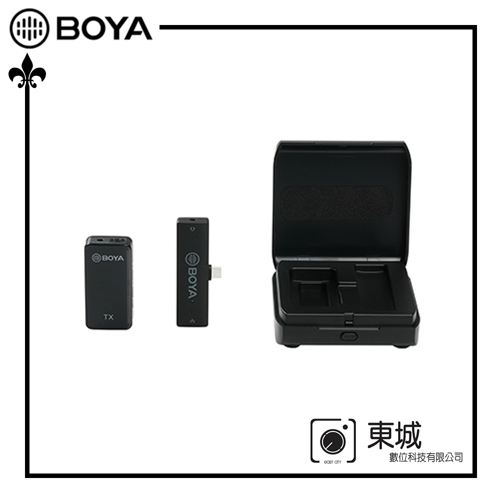 BOYA 博雅 BY-XM6-K5 一對一雙聲道無線迷你麥克風-Type-C 東城代理商公司貨