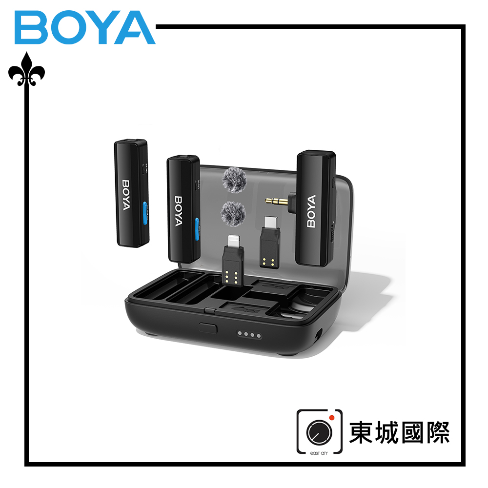 BOYA 博雅 LINK 一對二雙通道無線領夾麥克風 東城代理商公司貨
