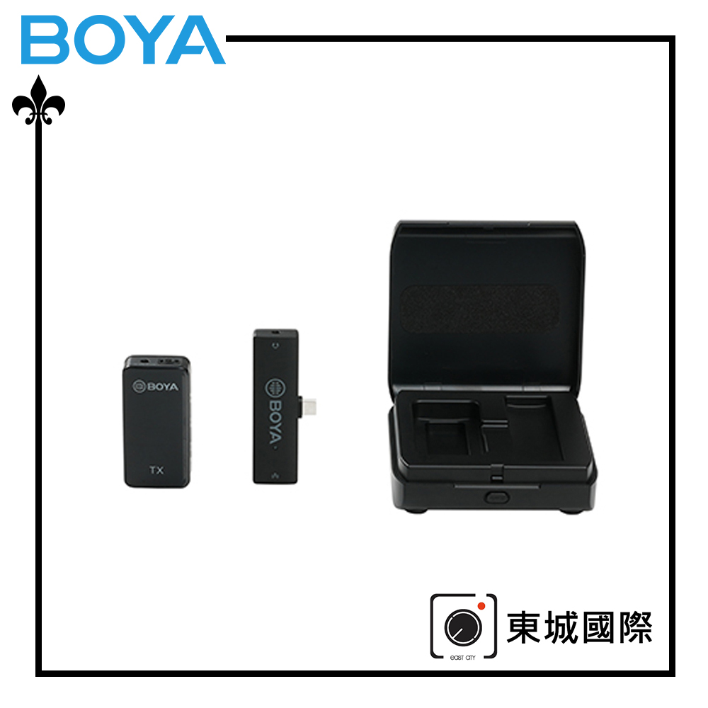 BOYA 博雅 BY-XM6 K5 一對一雙聲道無線迷你麥克風-Type-C 東城代理商公司貨
