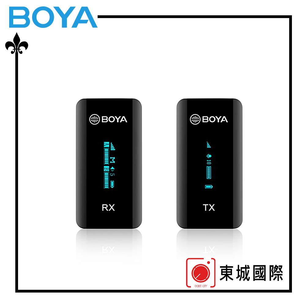 BOYA 博雅 BY-XM6-S1 一對一雙聲道無線迷你麥克風 東城代理商公司貨