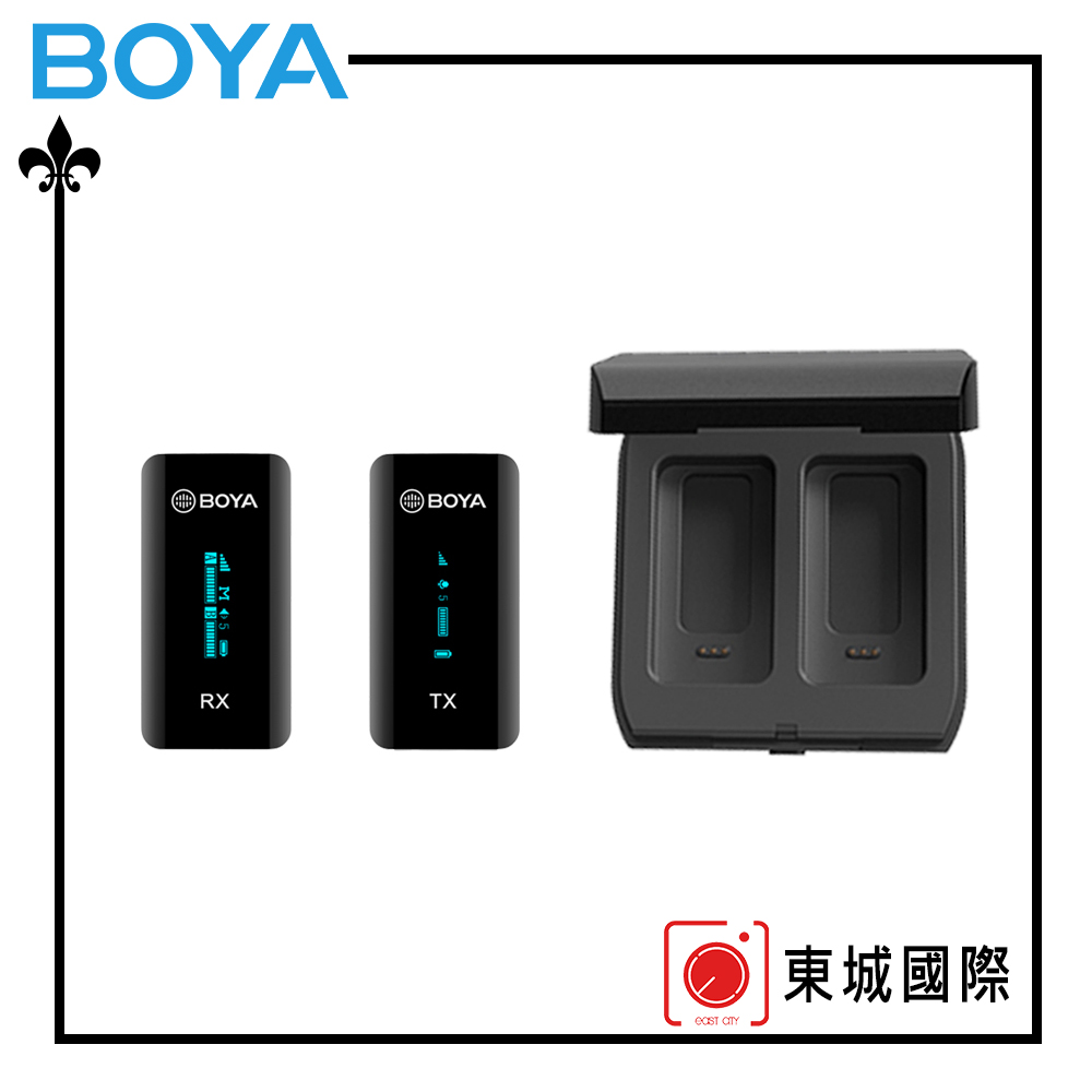 BOYA 博雅 BY-XM6-K1 一對一雙聲道無線迷你麥克風 東城代理商公司貨