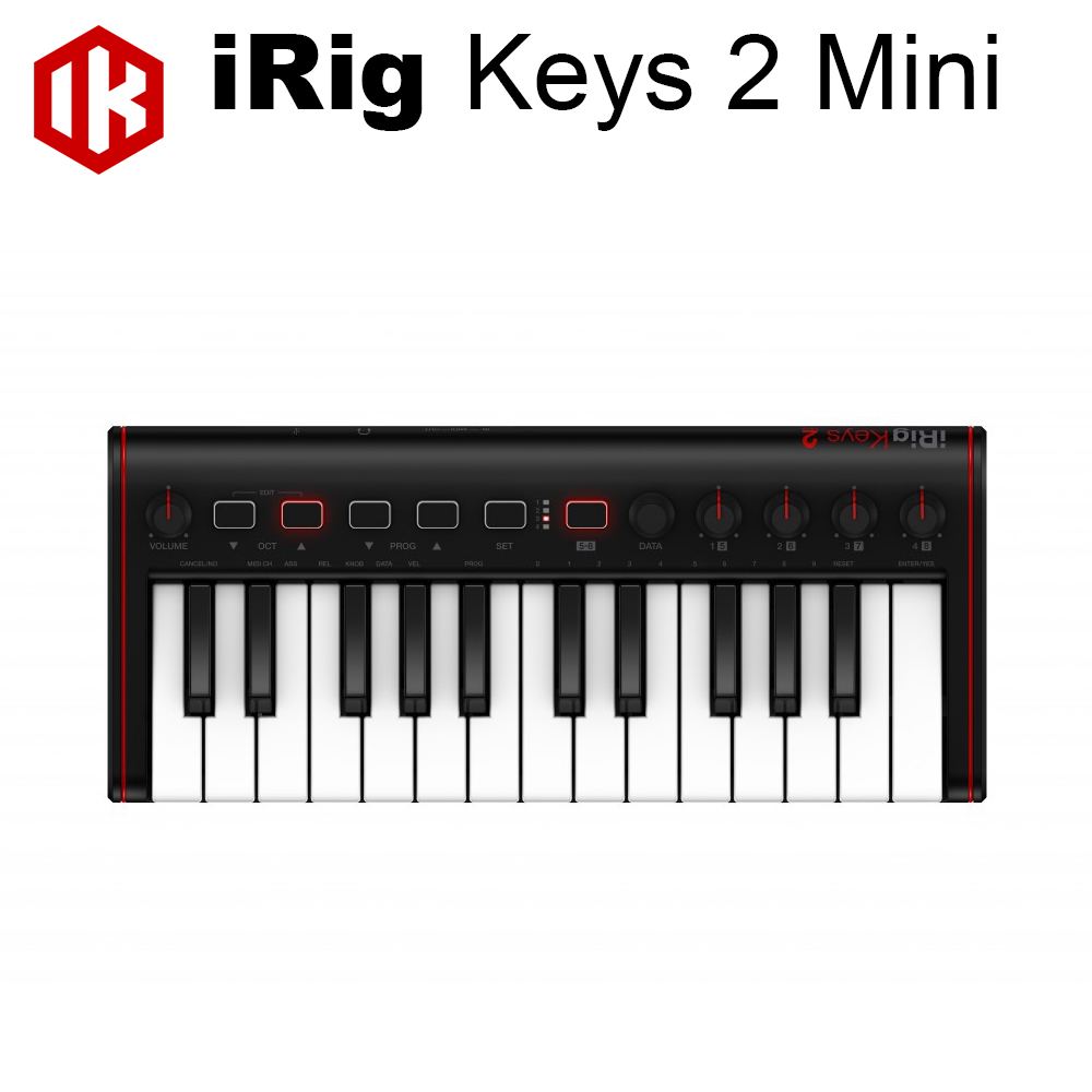 IK Multimedia iRig Keys 2 Mini 數位控制鍵盤(迷你25鍵) 公司貨