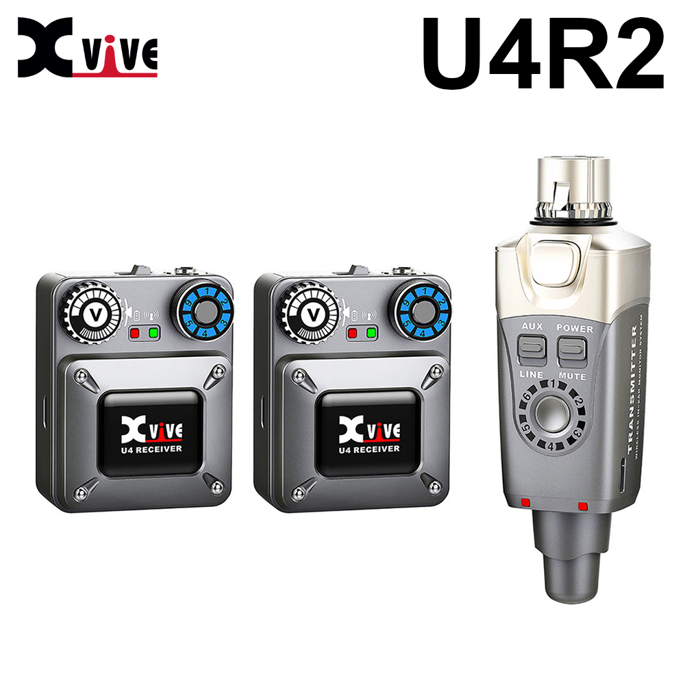 Xvive U4R2 Wireless IEM System 入耳式無線監聽傳輸介面 公司貨