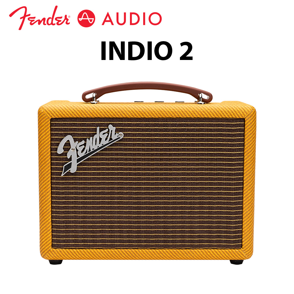 Fender Indio 2 藍牙喇叭 公司貨 -黃色斜紋