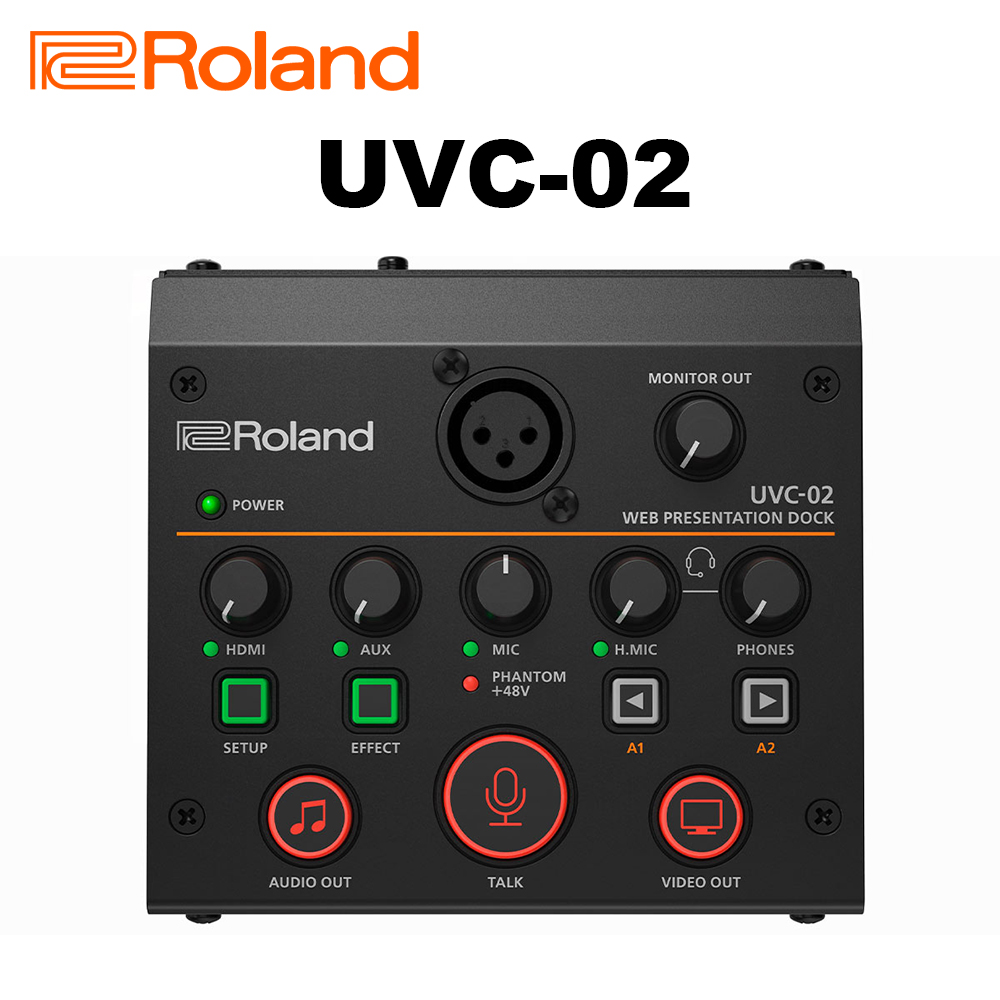 Roland UVC-02 網路直播 電腦影音整合 控制器 公司貨