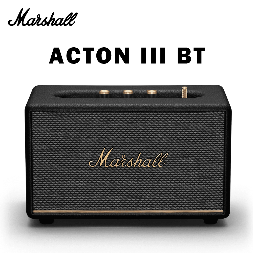 Marshall Acton III Bluetooth 藍牙喇叭 經典黑 公司貨