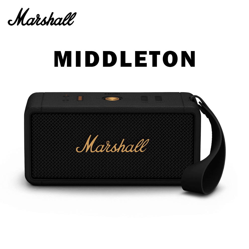 Marshall Middleton 隨身攜帶式喇叭 古銅黑 公司貨