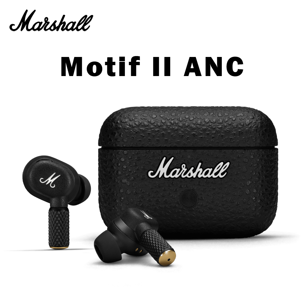 Marshall Motif II A.N.C. 二代真無線藍牙耳機 經典黑 公司貨