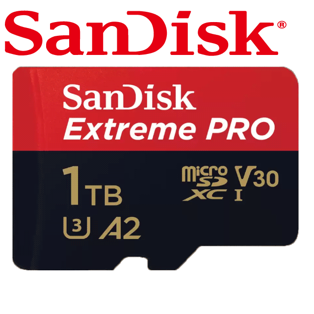 SanDisk ExtremePRO microSDXC A2 1TB記憶卡