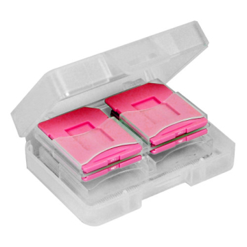 DigiStone SD/SDHC/ MircoSD 炫彩記憶卡收納盒(8片裝)- 粉色
