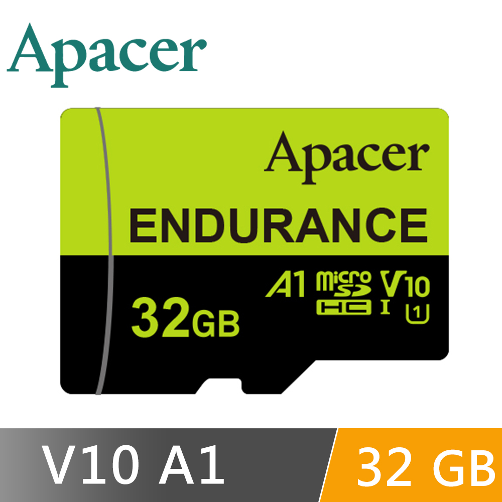 Apacer宇瞻 32G High Endurance microSDHC V10 A1(U1) 高效耐用記憶卡