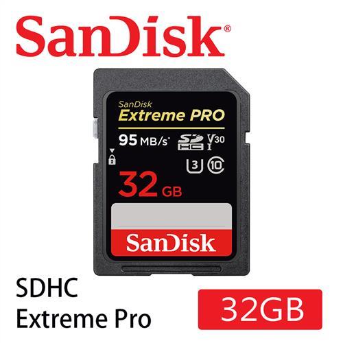 Sandisk 晟碟 Extreme Pro SDHC UHS-I(V30) 32GB 記憶卡