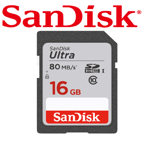 SanDisk SDHC Ultra 16GB記憶卡