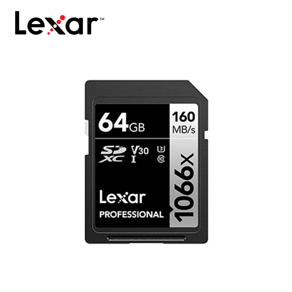 Lexar 雷克沙 Professional 1066x SDXC UHS-I 64G記憶卡