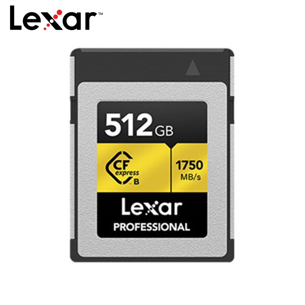 Lexar 雷克沙 Professional Cfexpress Type B Gold Series 512G記憶卡