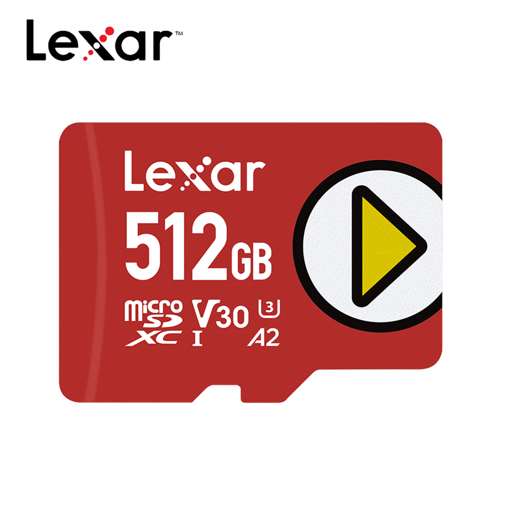 Lexar 雷克沙 PLAY microSDXC UHS-I A2 V30 512GB記憶卡