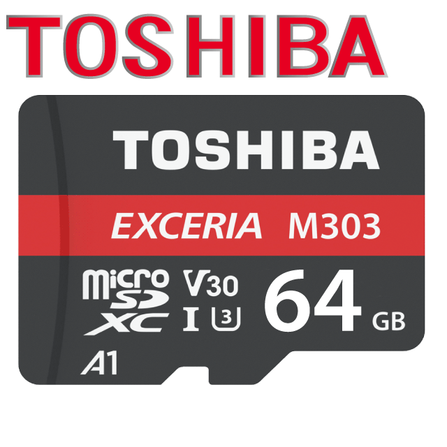TOSHIBA EXCERI M303 MicroSDXC 64GB記憶卡