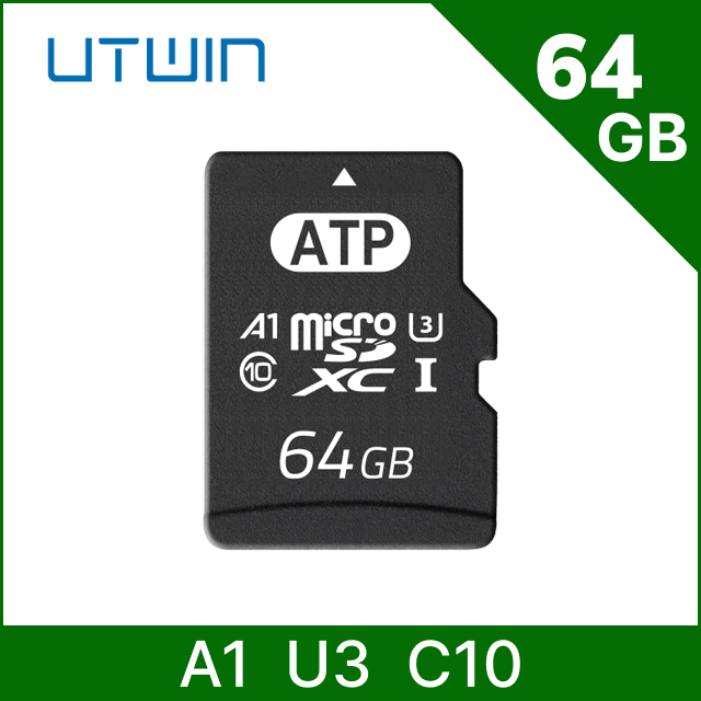 【優科技UTWIN】microSDXC A1 U3 64GB 記憶卡
