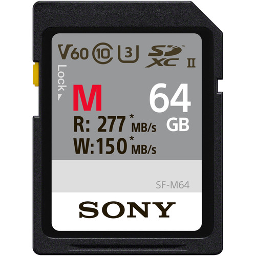 SONY 索尼 SF-M64 記憶卡【64GB/UHS-II/R277/W150】公司貨