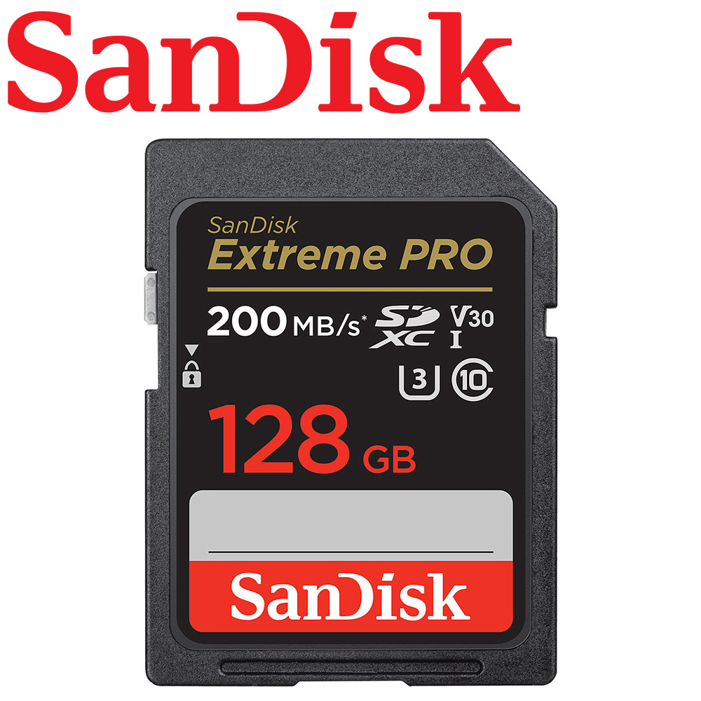 SanDisk 128GB U3 Extreme PRO SDXC UHS-I 記憶卡
