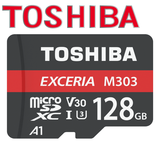 TOSHIBA EXCERI M303 MicroSDXC 128GB記憶卡