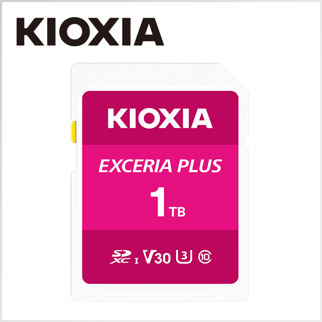KIOXIA EXCERIA PLUS 1TB UHS-I V30 U3 SDXC 記憶卡