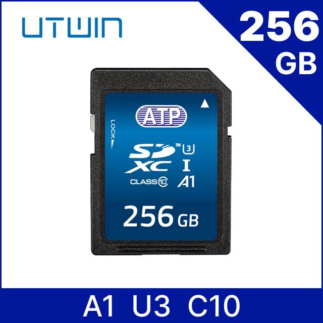 【優科技UTWIN】SDXC A1 U3 256GB 記憶卡