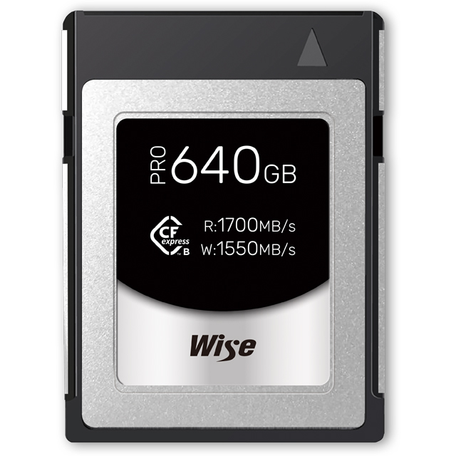 Wise 640GB CFexpress Type B PRO 記憶卡