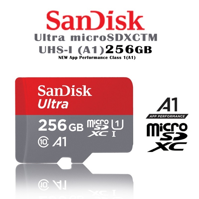 [高CP值 全新版 SanDisk 晟碟 Ultra microSDXC UHS-I A1 256GB記憶卡 100MB/s
