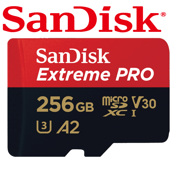 SanDisk ExtremePRO microSDXC A2 256G記憶卡(工業包)