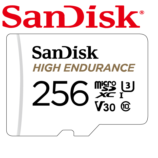SanDisk 高耐寫度microSD 256G記憶卡(工業包)