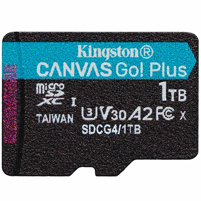 金士頓 KINGSTON 1T 1TB microSD SDCG4/1TB 200MB/s UHS-I U3 V30 A2 記憶卡