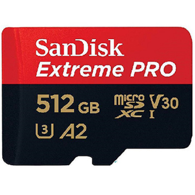 SanDisk 512GB 512G microSDXC Extreme Pro【170MB/s】UHS U3 4K V30 A2 C10 SDSQXCZ-512G 手機記憶卡
