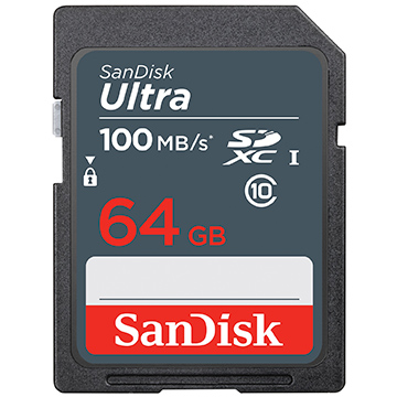 SanDisk 64GB 64G SD SDXC ultra 100MB UHS-I SDSDUNR-064G-GN3IN 相機記憶卡