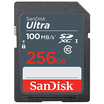 SanDisk 256GB 256G SDXC SD ultra 100MB 灰 UHS-I SDSDUNR-256G 相機記憶卡