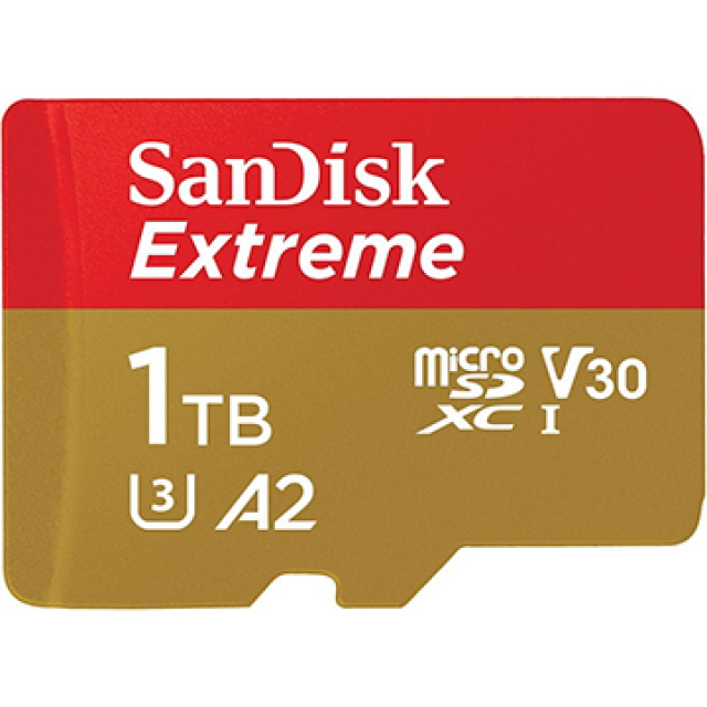 SanDisk 1TB 1T microSDXC Extreme【190MB/s】 UHS U3 4K V30 A2 手機記憶卡