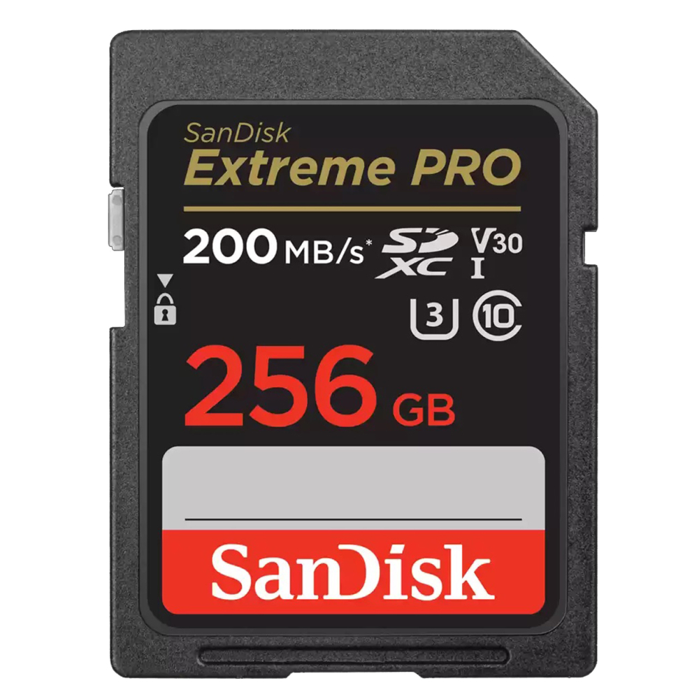SanDisk 256GB 256G SDXC【200MB/s】Extreme Pro UHS-I 4K U3 V30 SDSDXXD-256G 相機記憶卡