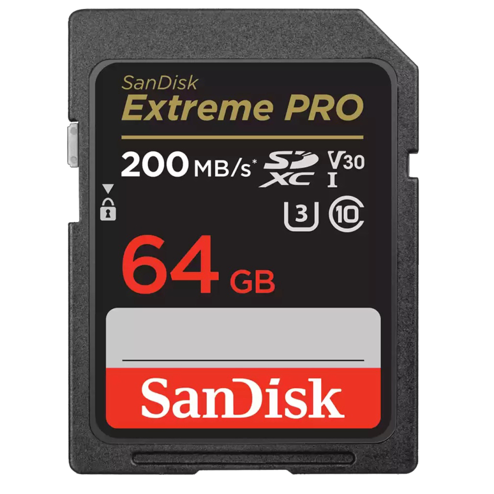 SanDisk 64GB 64G SDXC【200MB/s】Extreme Pro UHS 4K U3 V30 SDSDXXU-064G 相機記憶卡
