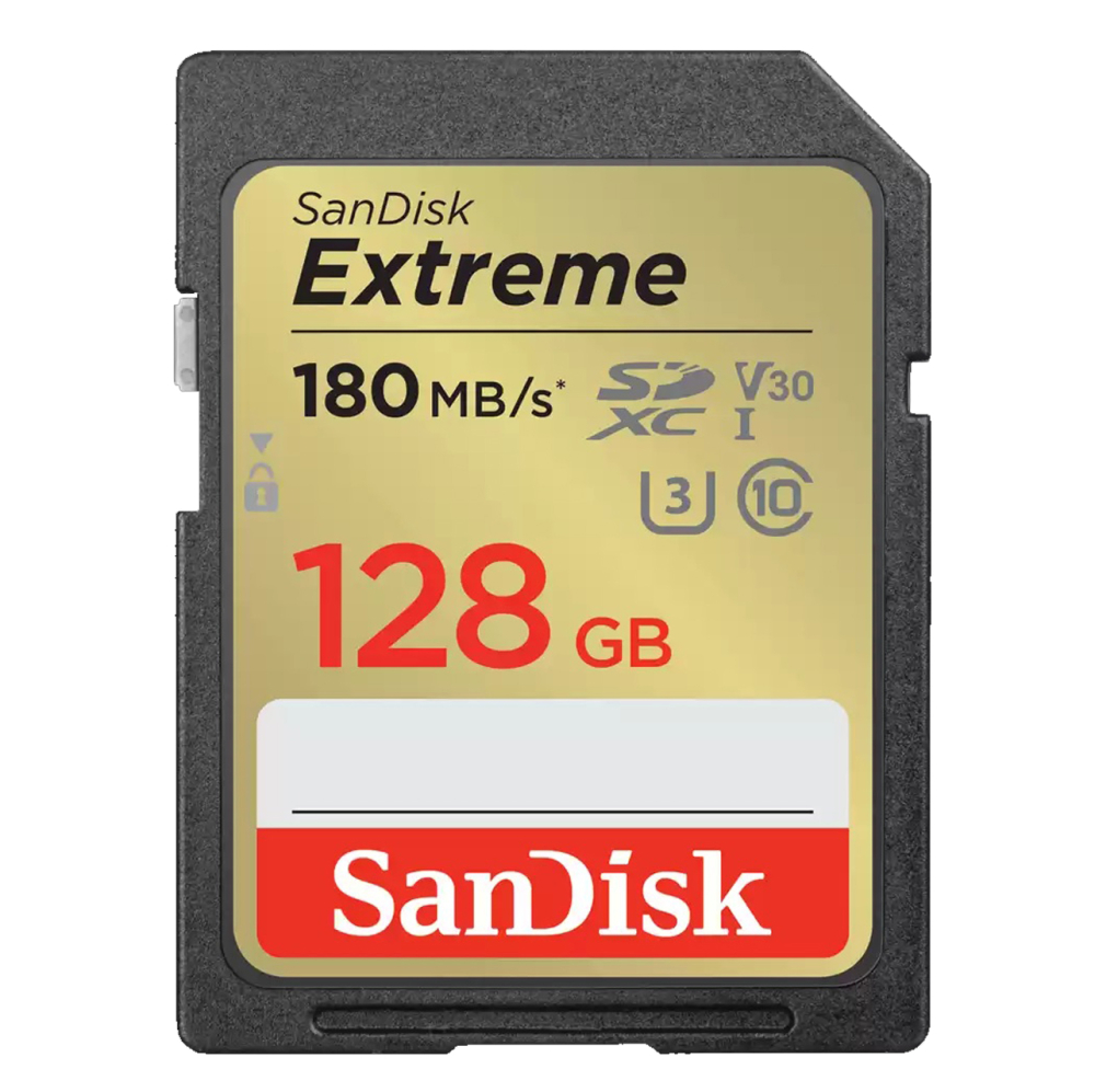 SanDisk 128GB 128G SDXC Extreme【180MB/s】4K U3 V30 C10 SDSDXVA-128G 相機記憶卡