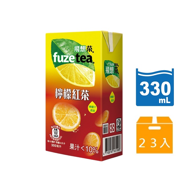 FUZE tea 飛想茶檸檬紅茶300ml(23入/箱)
