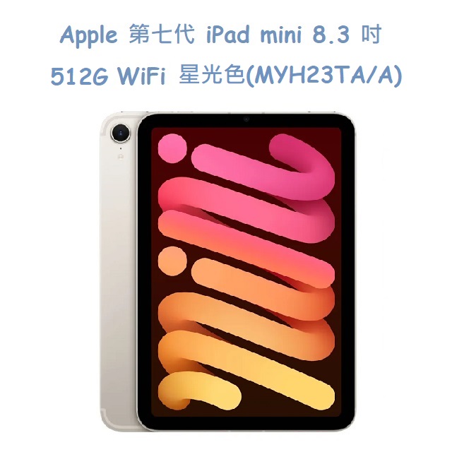 Apple 第七代 iPad mini 8.3 吋 512G WiFi